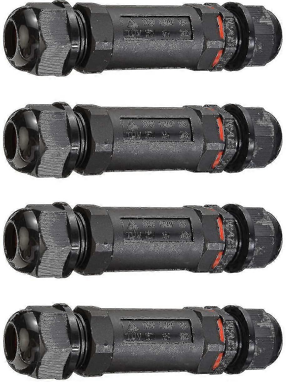 Junction Box, 4 Pack Waterproof Junction Box, Ip68 Waterproof Outdoor Cable