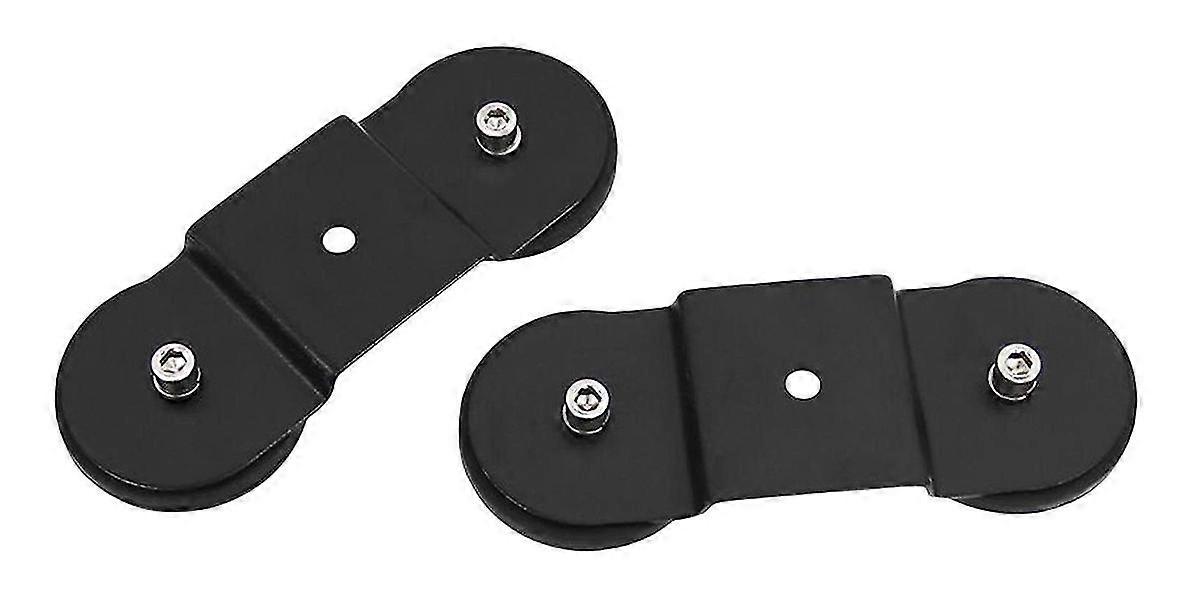Light Bar Magnetic Base Bracket,car Retrofit Led Long Bar Light Strong Magnet Fixed Base Car Dome Light Strong Magnetic Bracket Magnet(black)(2pcs)