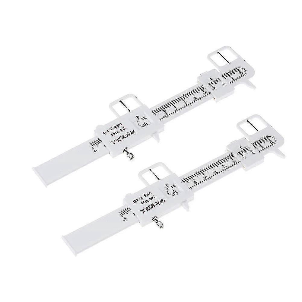 2 Pack Measure Optical Vernier Pd Ruler Pupil Distance Meter Tool