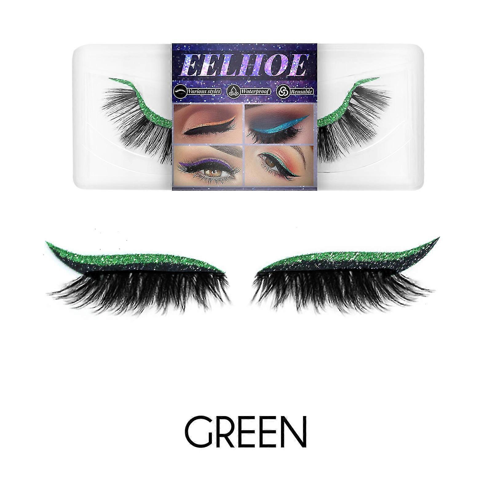 Artificial Water Free False Eyelash Self-adhesive False Eyelash Patch European And American Eyelash Eyeliner Patch