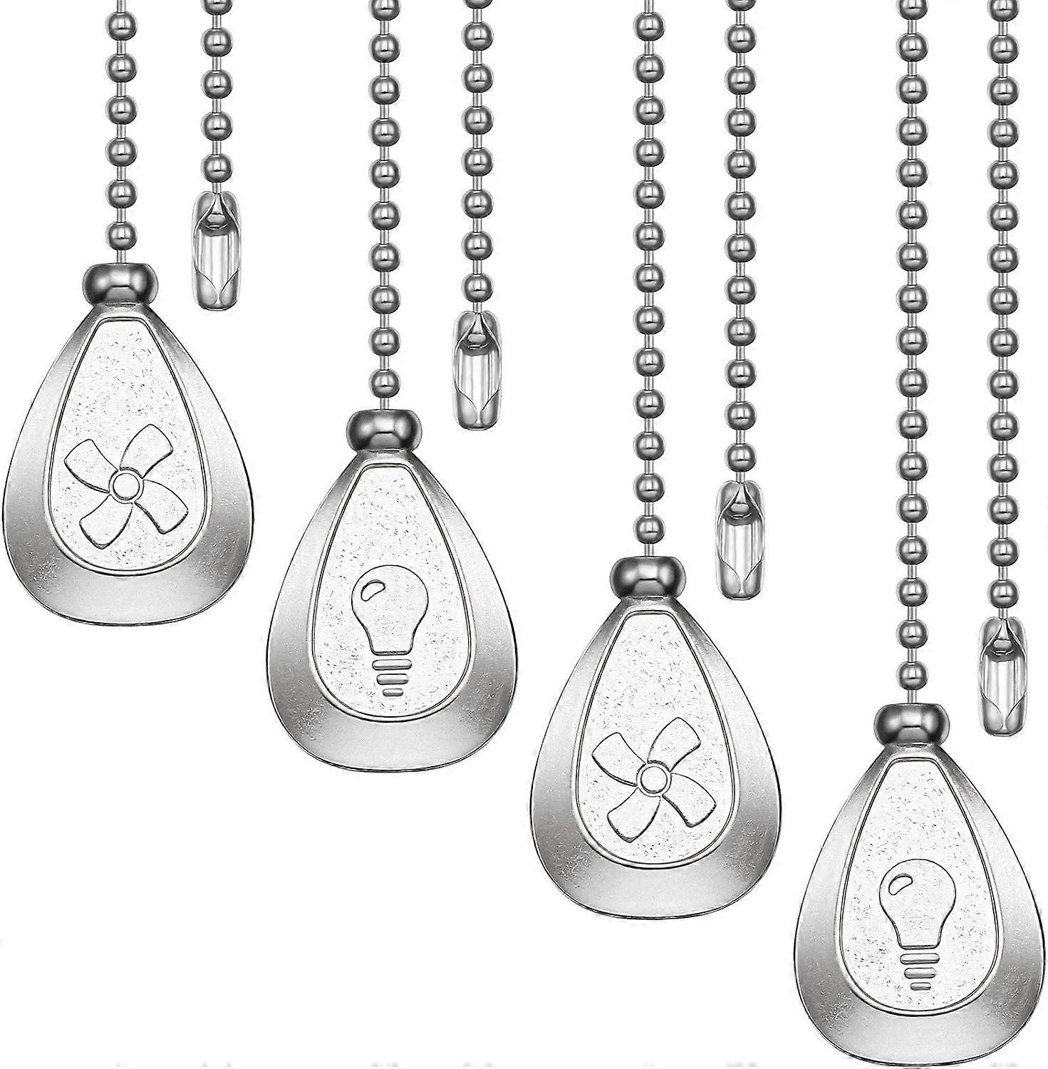4 Pieces Ceiling Fan Pull Chain Extender Pull Chains Extension Fan Pull Chain Bronze Pendant 12 Inch Ceiling Fan Chain Ornament with Ball Fan Chain Co