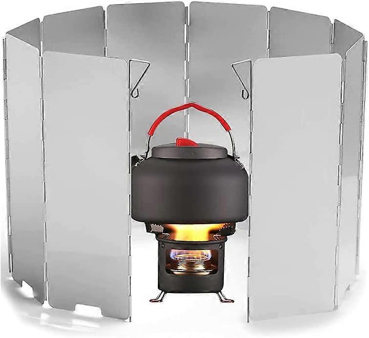 10 Pieces Folding Outdoor Stove Windshield