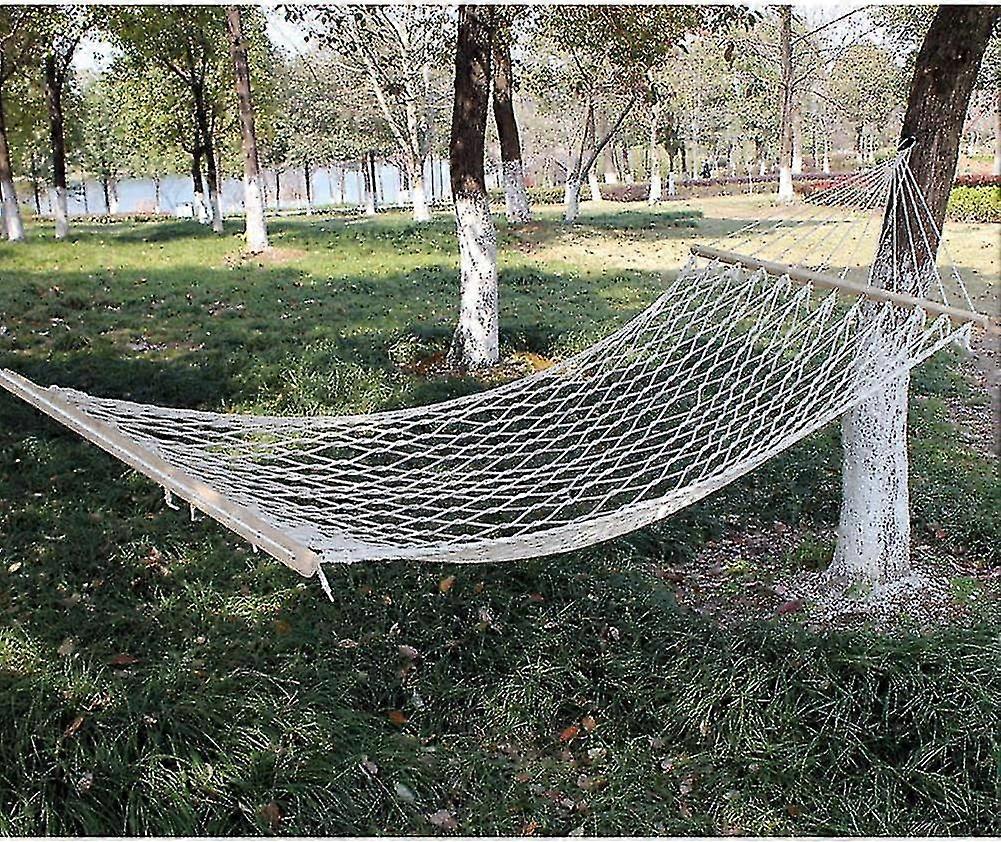 Amaca a rete all'aperto, amaca a rete per dormire con rete di sonno per bambini singolo adulto bambino appeso più corda di cotone super leggera 80200cm, bianco