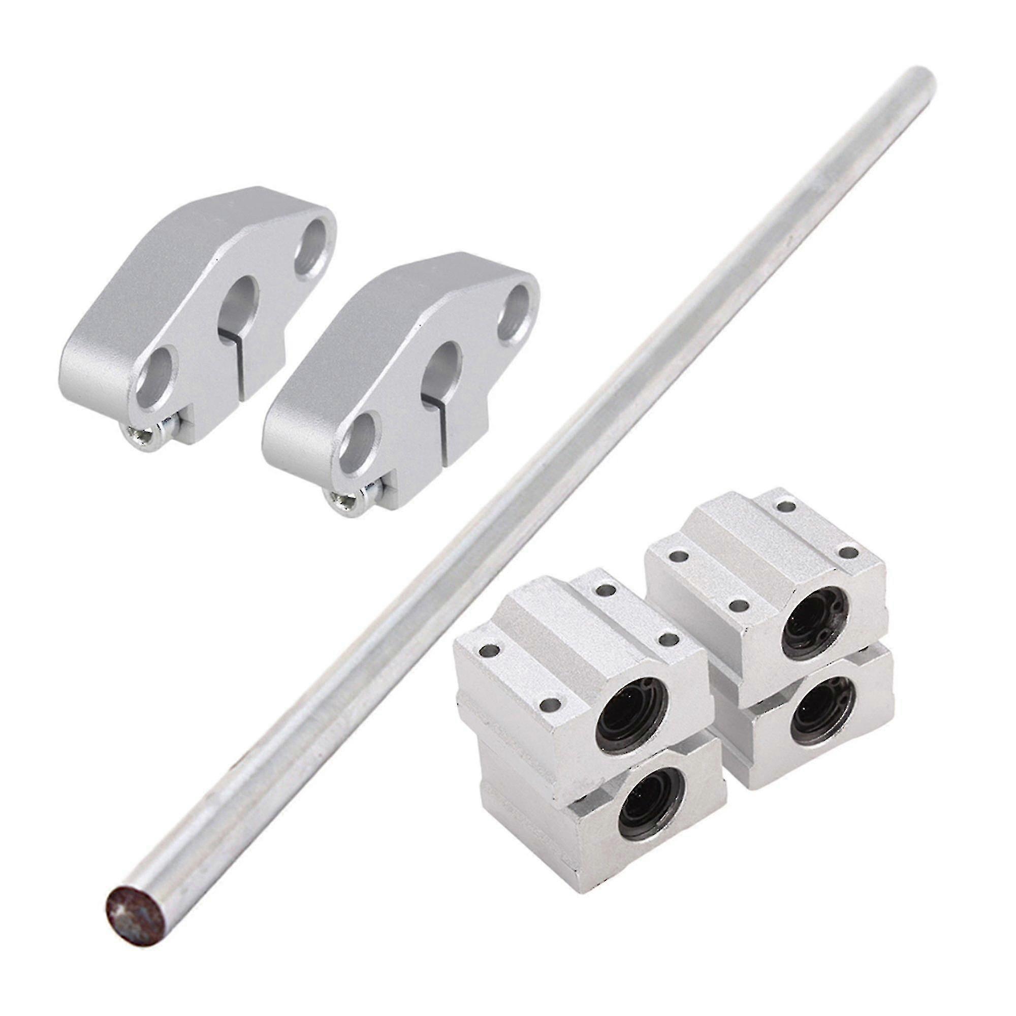 Vertical 8mm 300mm Optical Axis Linear Rail Shaft Slide Block Linear Set