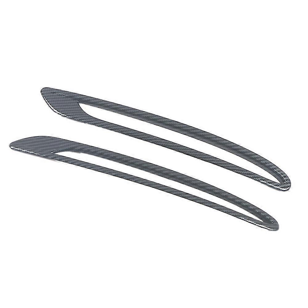 For - C-Class W206 2022 ABS Rear Fog Light Lamp Cover Trim Reflector Bezel Decoration Frame Carbon