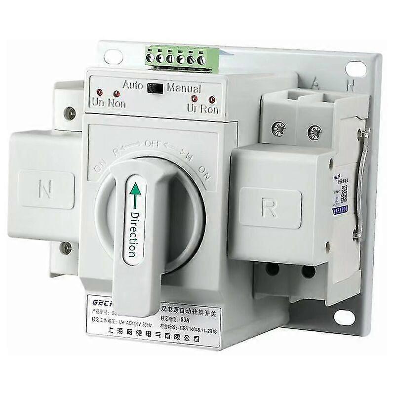 Transfer Switch Automatic Transfer Switch - 1pc 220v 63a 2p Dual Power Automatic Transfer Switch Mini Circuit Breaker