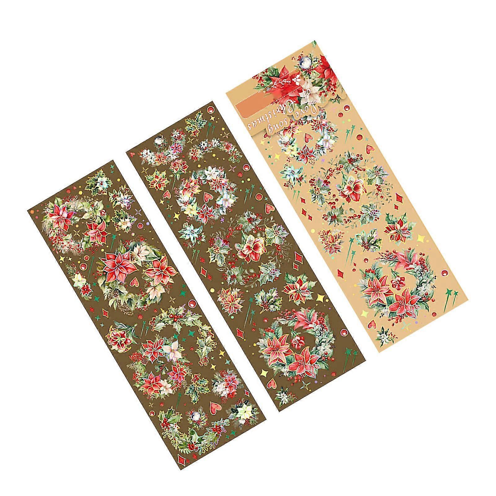 2-osainen PET helppo repiä kukkaleikekirja setti 60x178mm