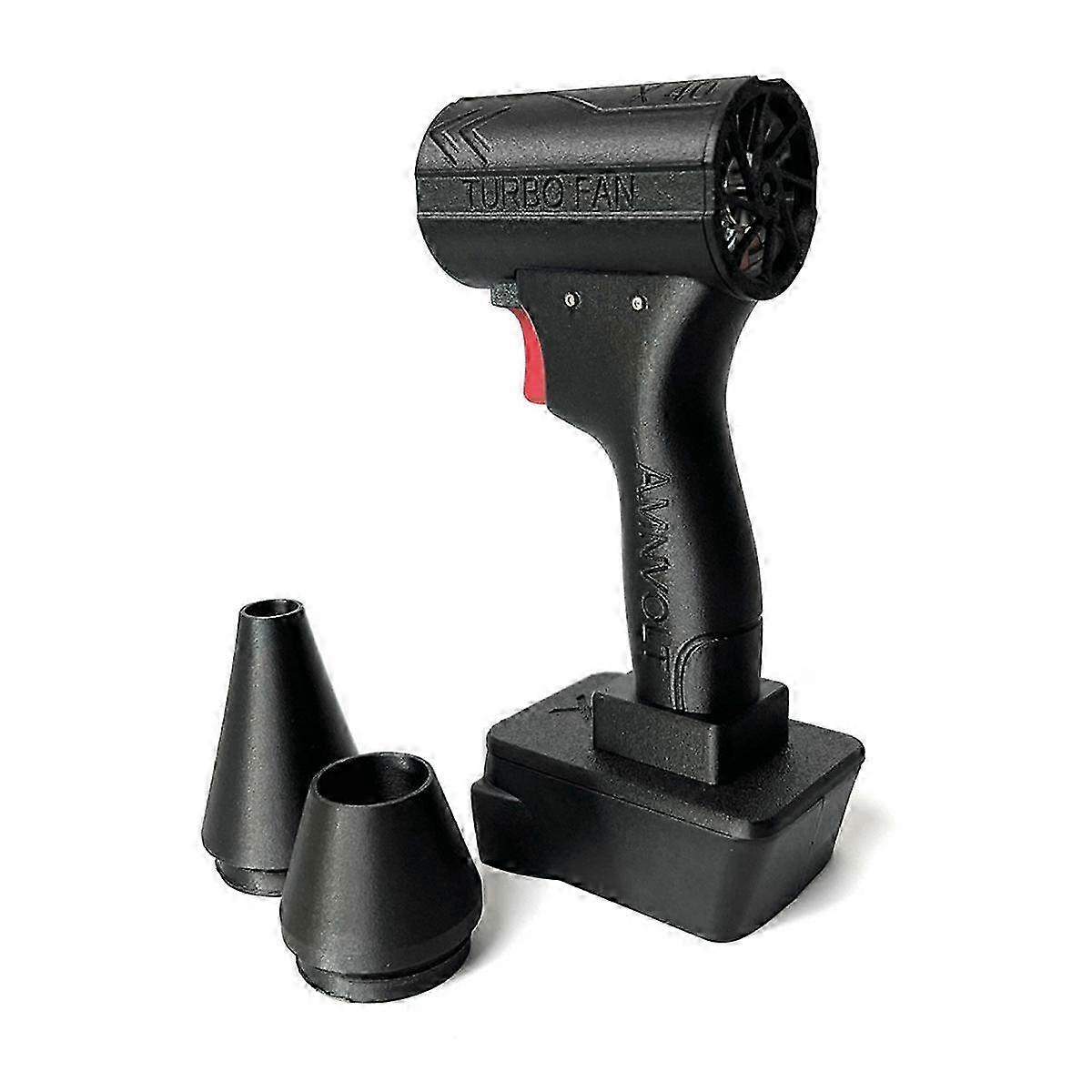 X40 Rengjøring Høyhastighets Håndholdt Vifte 600g Thrust CNC Metallblader For Batterier