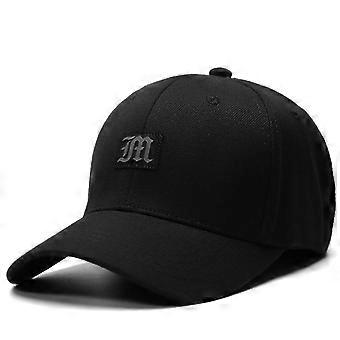 Casquette Baseball Homme Y2K – Simili Cuir Noir, Matelassée, Snapback OS (Occasion TB État)
