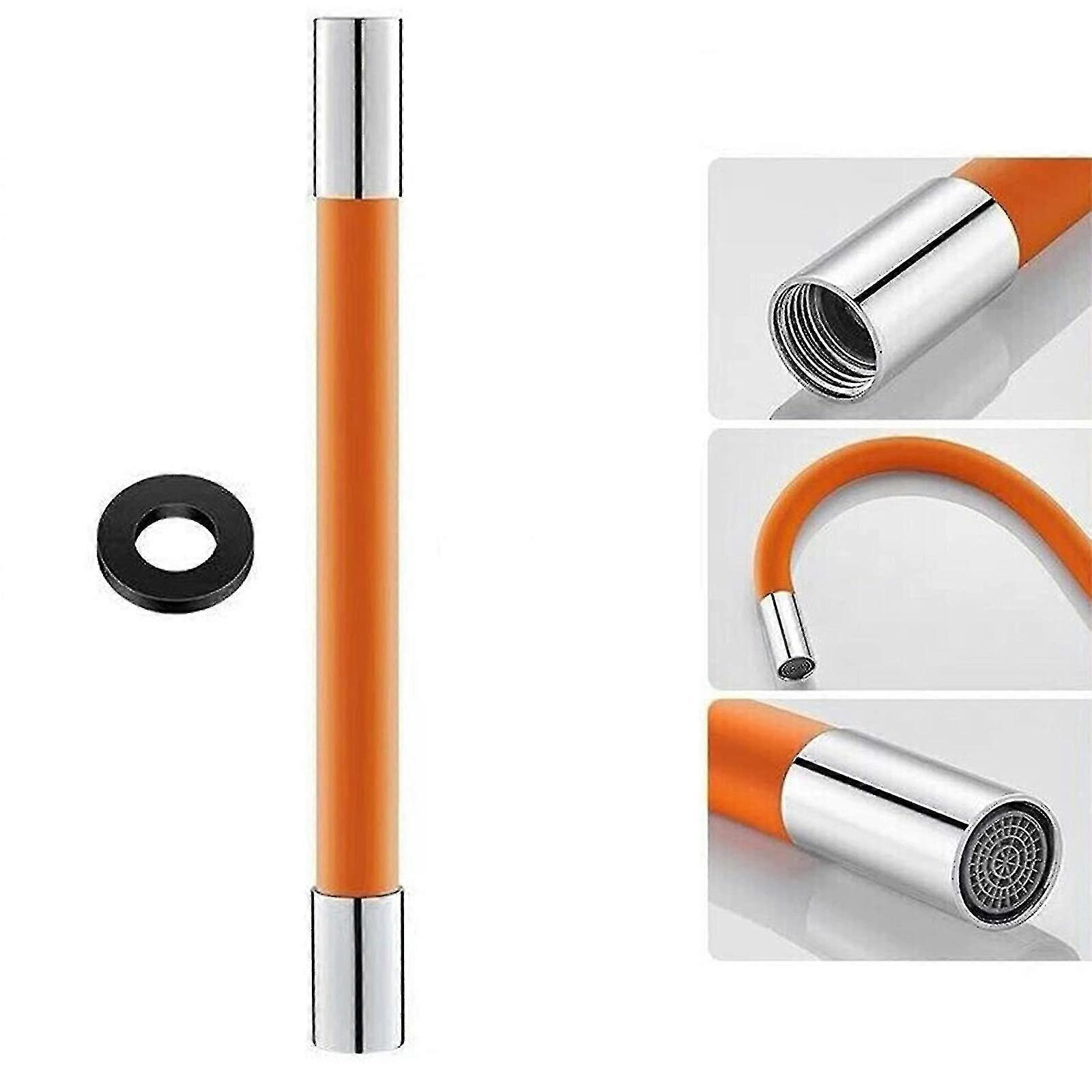 Universal Foaming Extension Spout, Bathroom Shower Faucet, White