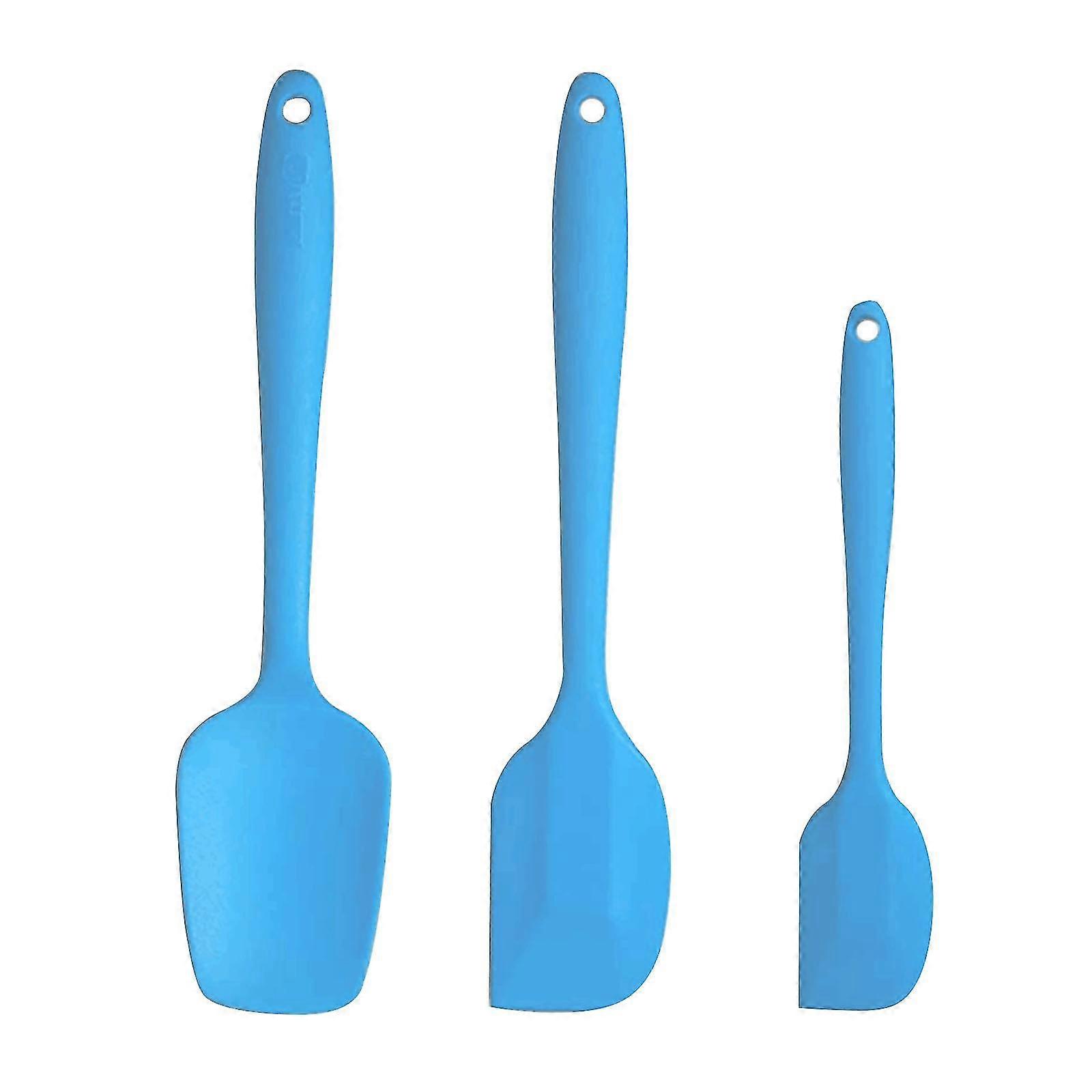 3pcs silicone spatula three-piece set, cake cream spatula set
