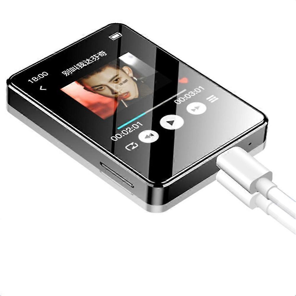 Portable Mp3 Player Bluetooth 5.0 Music Stereo Speaker Mini Mp4 Video Playback With Led Screen Fm Radio Recording