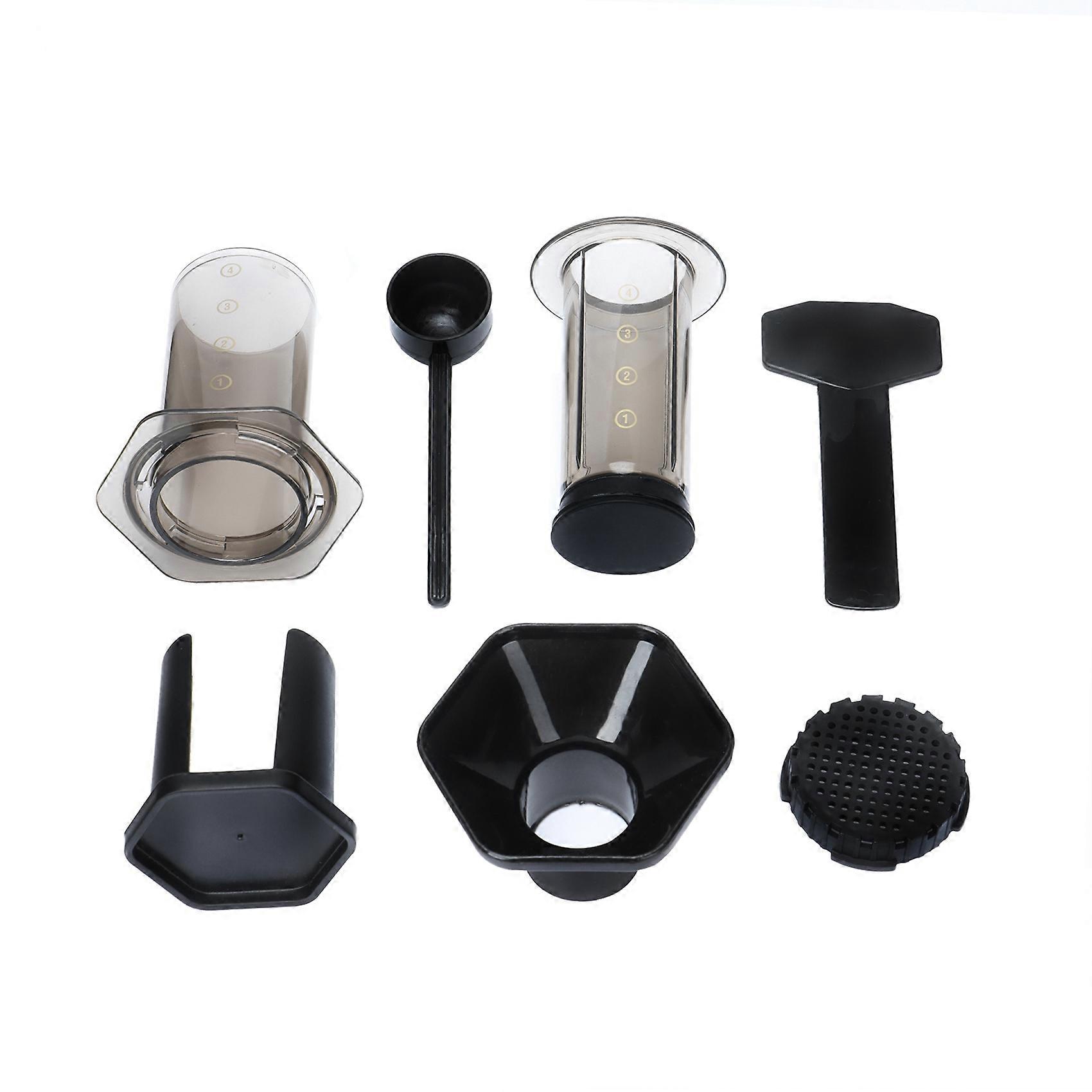 Portable Coffee Maker French Press Tools Coffee Pot Air Press Drip Coffee Machine Filters Paper Bla