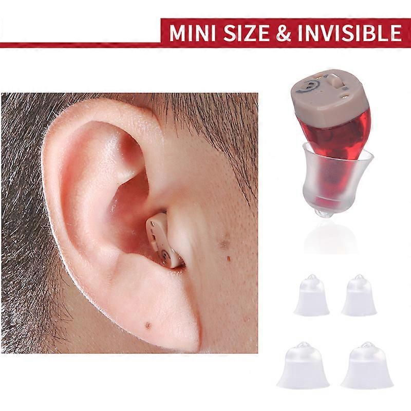 السمع القابلة لإعادة الشحن البسيطة غير مرئية الرقمية CIC قابل للتعديل نغمة الصوت مكبر للصوت المحمولة الصم المسنين السمع الرقمية