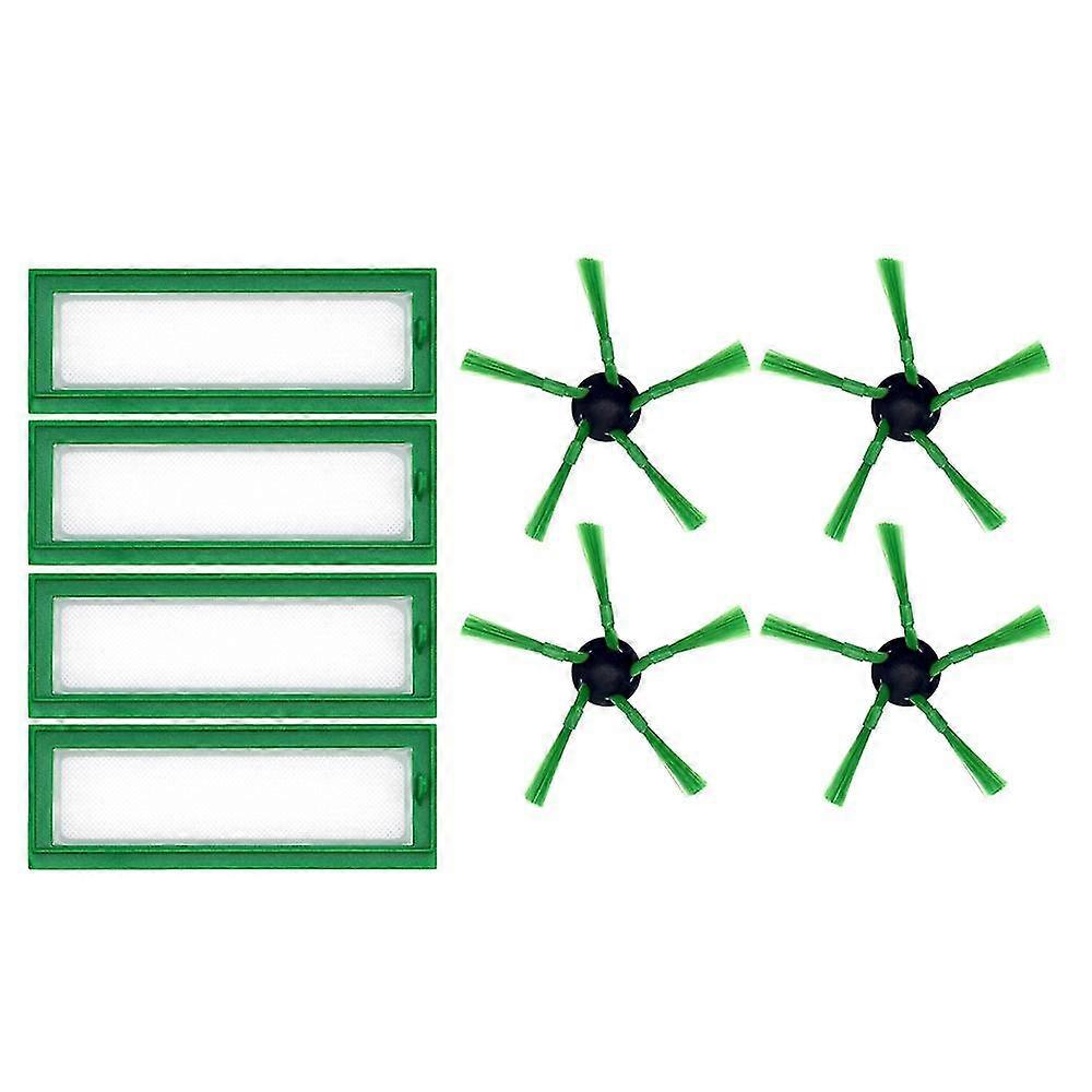 8pcs Hepa Filter Side Brush Replacement Spare For Vorwerk Kobold