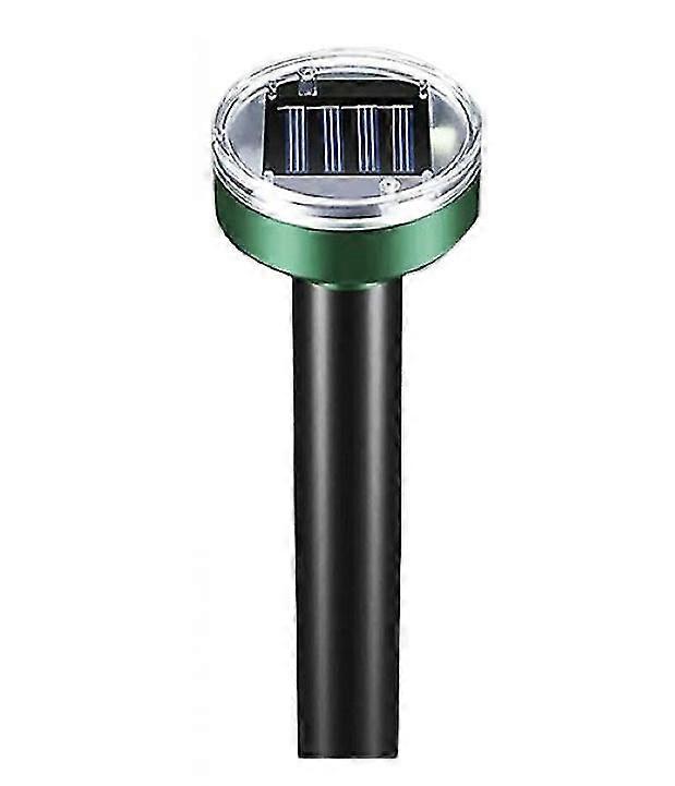 8PK Upgrade Mole Repellent Sonic Spikes Vole Gopher Repellent Ultrasonic Solar Powered Stake Chaser Outdoor Lawns Garden Yard