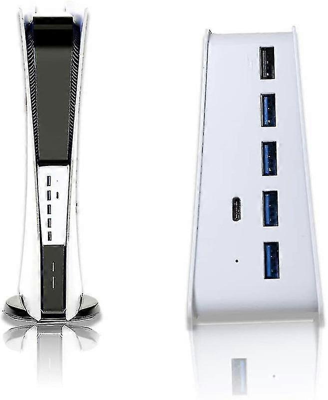 ps5 usb hub extender 5 port transmission expansion adapter converter splitter