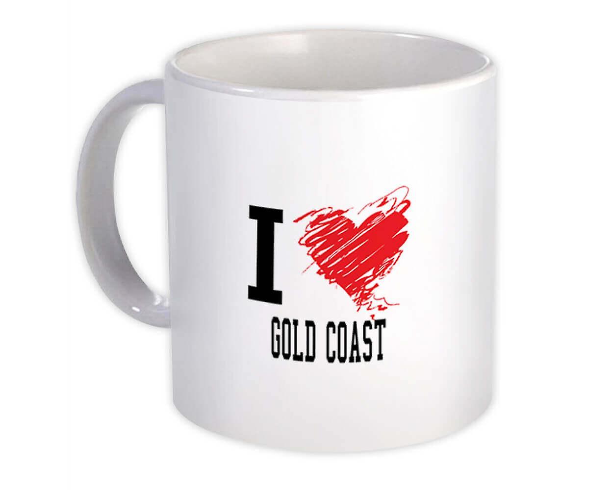 Presentmugg: Jag älskar Gold Coast Australia