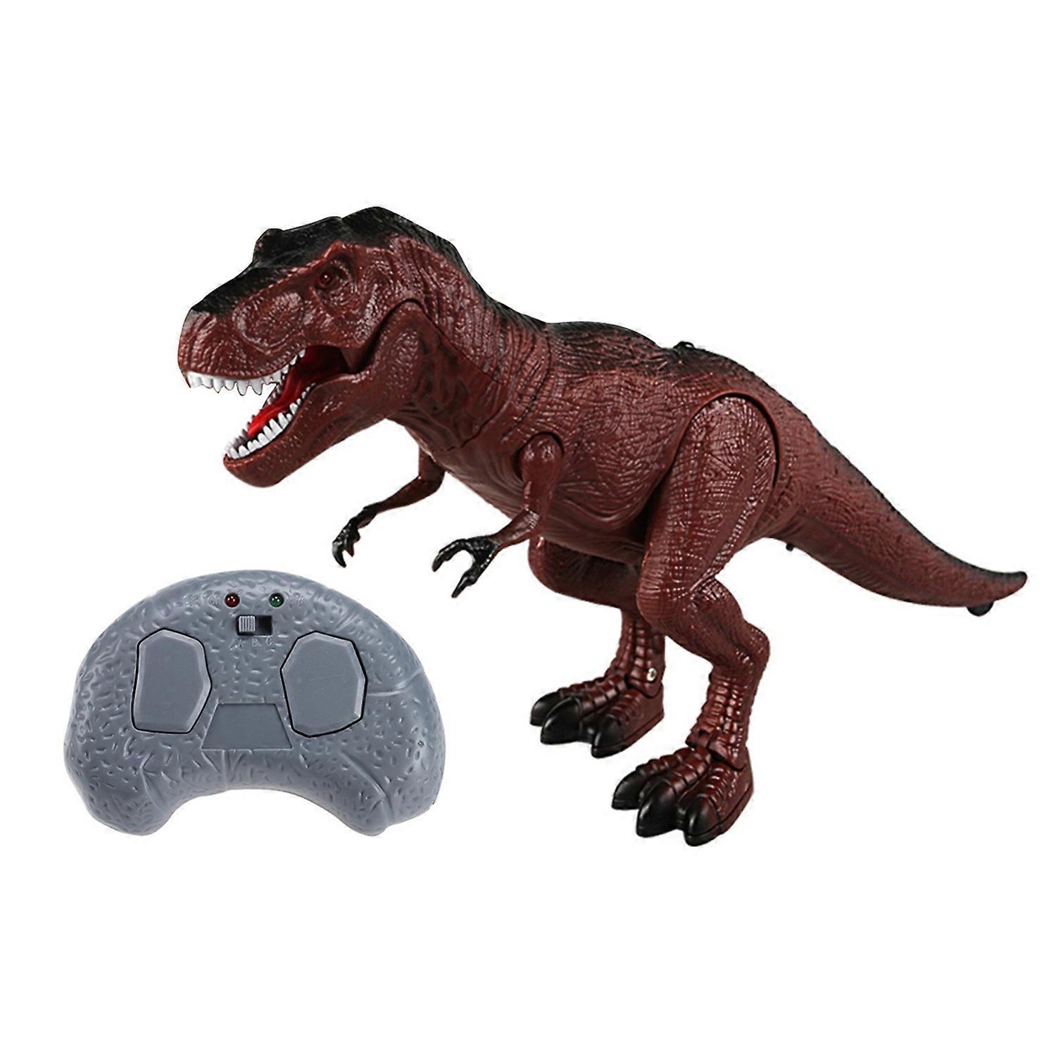 RC Dinosaur Toy Vivid Look Tyrannosaurus Rex Triceratop Model Simulated Walking Creative Early