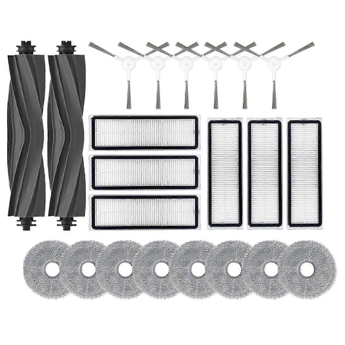 Replacement Spare Parts for Bot L10 Prime / L10S Pro / L10 Pro Robot Vacuum Main Side Brush Hepa Filter Mop Cloth