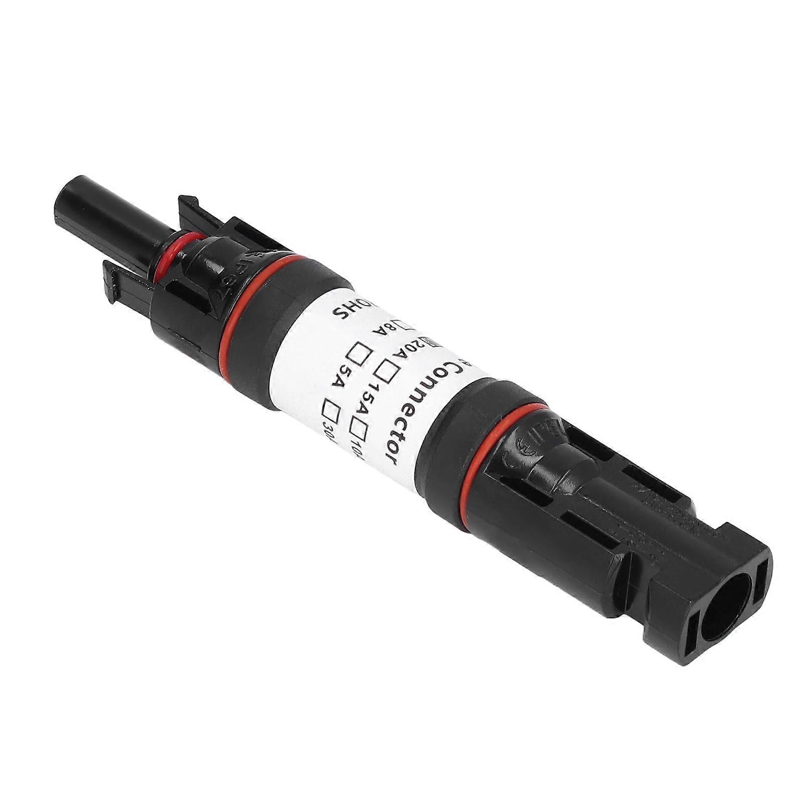 Solar PV Fuse Holder PPO Brass Photovoltaic Connector with Self Locking System 1000V 8A DC