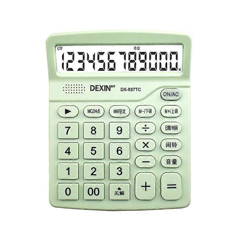12-Digit Standard Electronic Calculators Solar Battery Dual Power Calculator