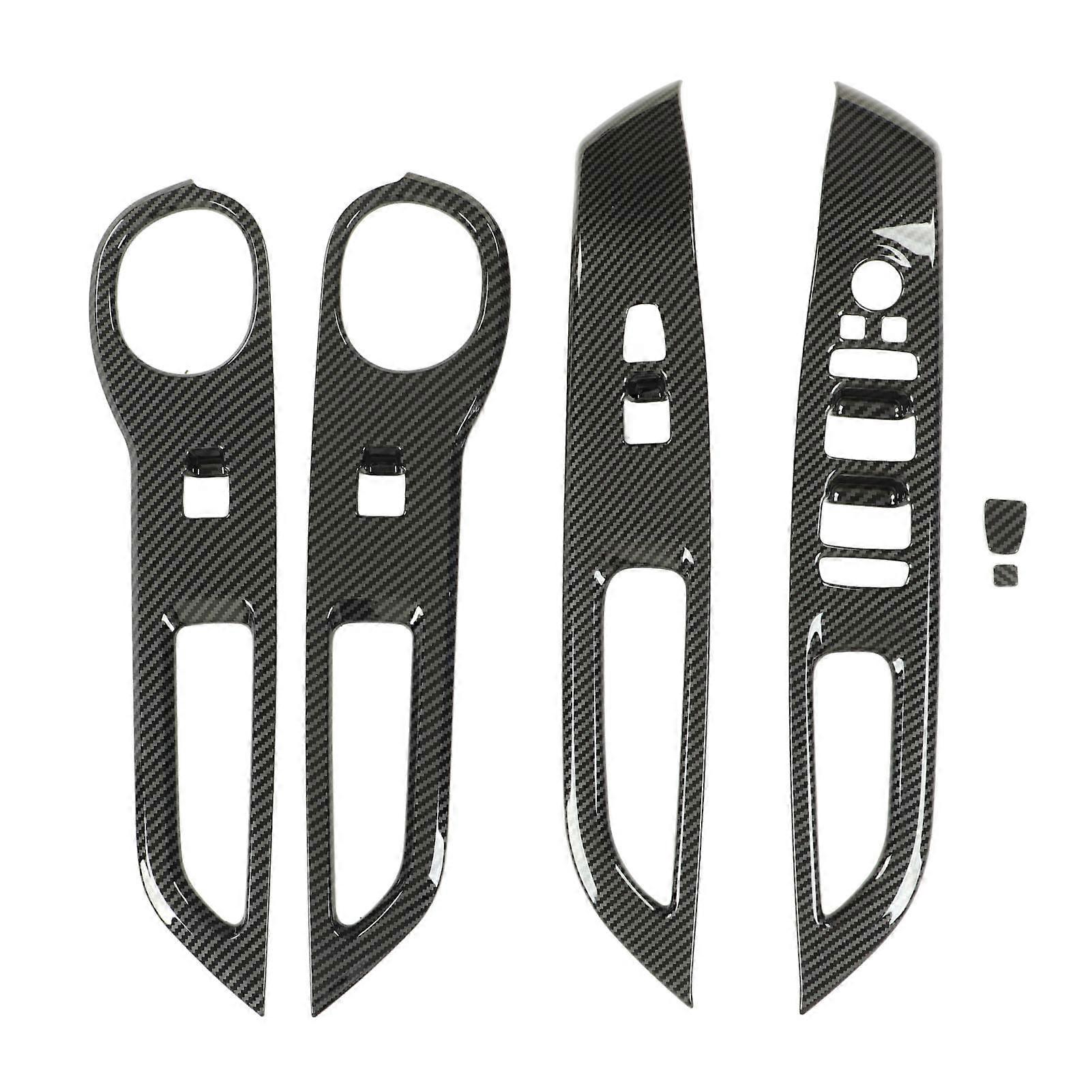 Αντικατάσταση διακόσμησης καλύμματος πίνακα ανύψωσης παραθύρων σε στυλ ανθρακονημάτων για Hyundai Santa Cruz 2022 και αργότερα