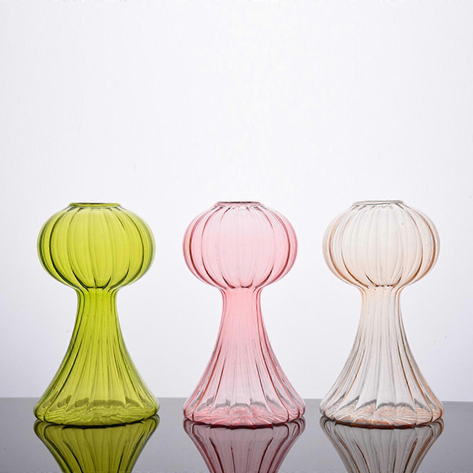 Svamp vas, färgglada svamp glasknopp vaser