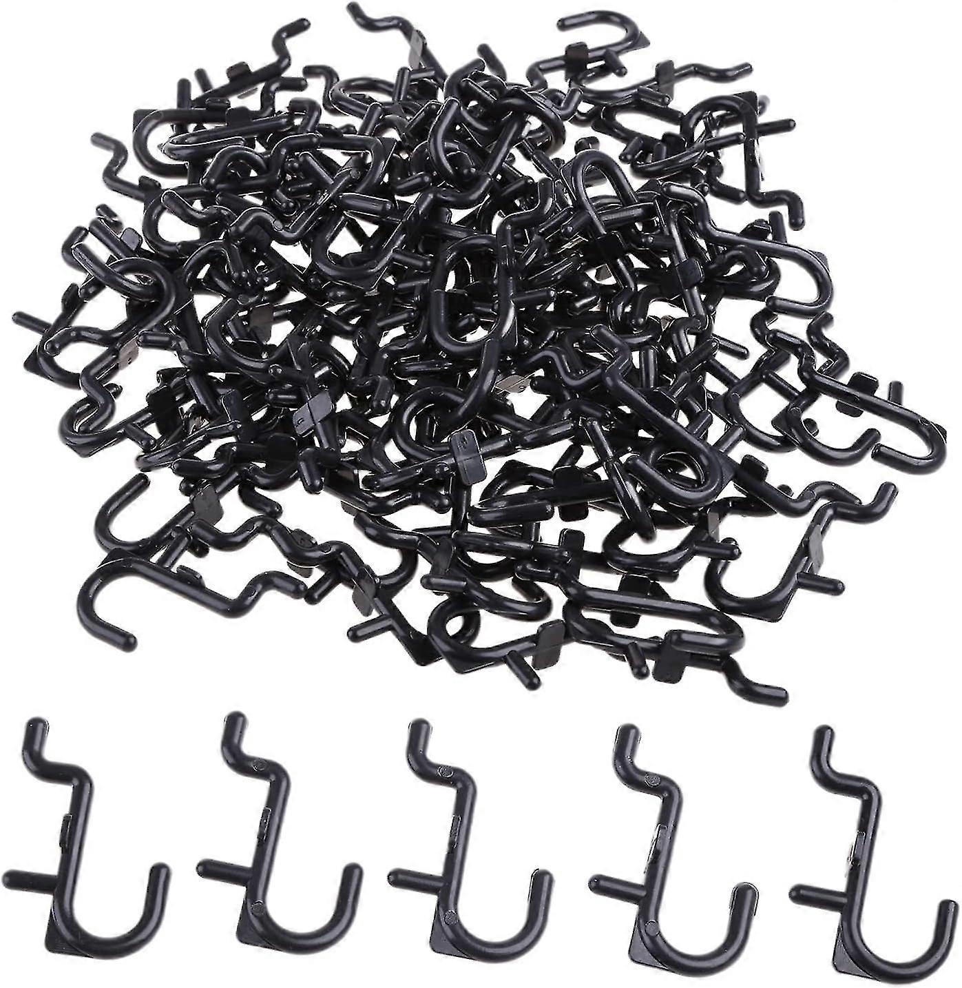 Heavy Duty J Peg Hook - 50 Pcs100 Pcs Plastic Pegboard Hooks for Tool Organization