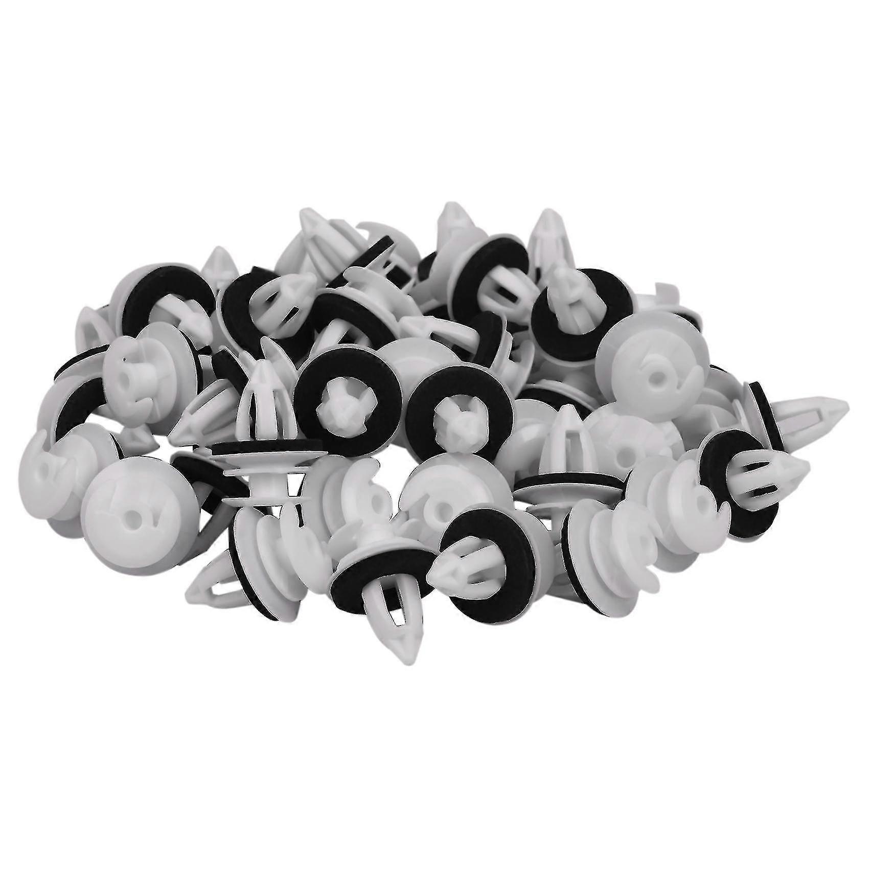 50pcs Door Panel Clips With Seal Ring compatible with Bmw E34 E36 E38 E39 E46 X5 M3 M5 Z3-DZ
