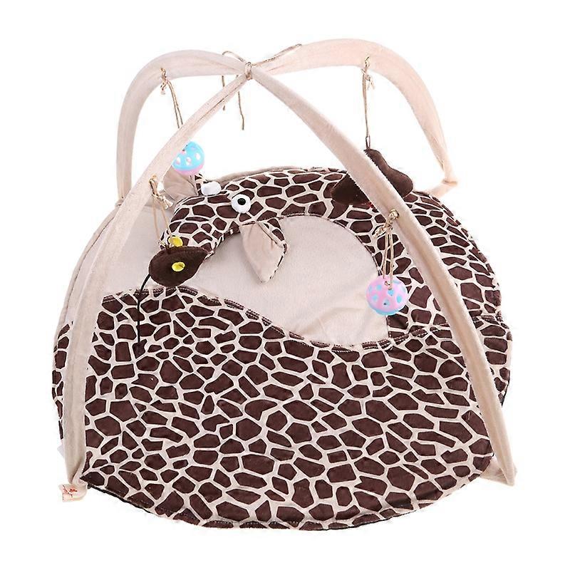 Small Red Tent For Cats for Playing Cat Activity Center With Interactive Toy