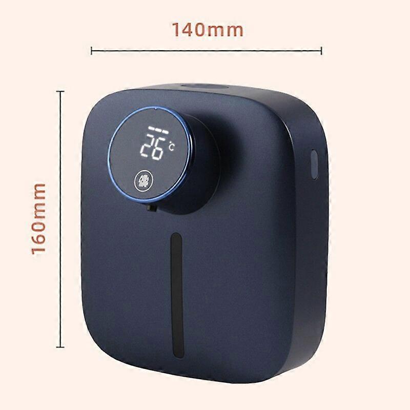 Touchless Automatic Foam Soap Dispenser Smart Induction Sensor Hand Washer Liquid Foam Machine with Time Temperature Display