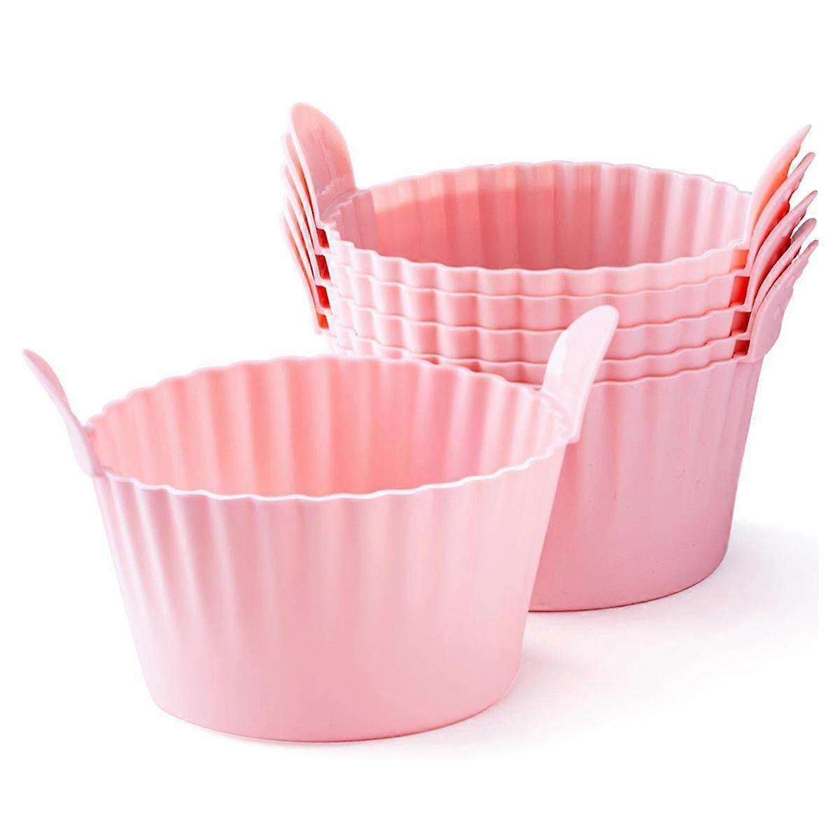 Silicone Air Fryer Egg Mold 8 Pack Reusable Nonstick Silicone Egg Bite , Silicone Muffin Liners Poached Egg Cups