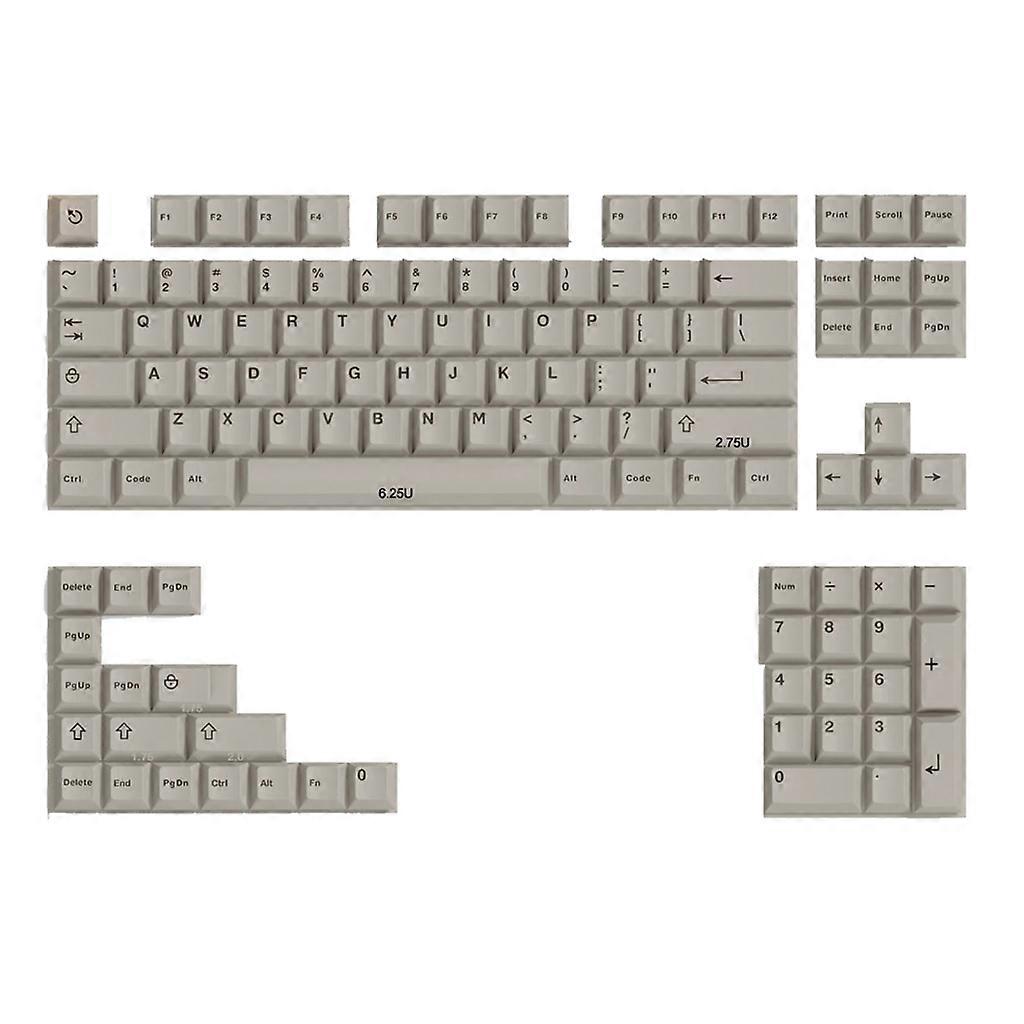 Keycaps 121 tangenter WOB Double ShotKeycap Set för mekaniskt tangentbord Keycap