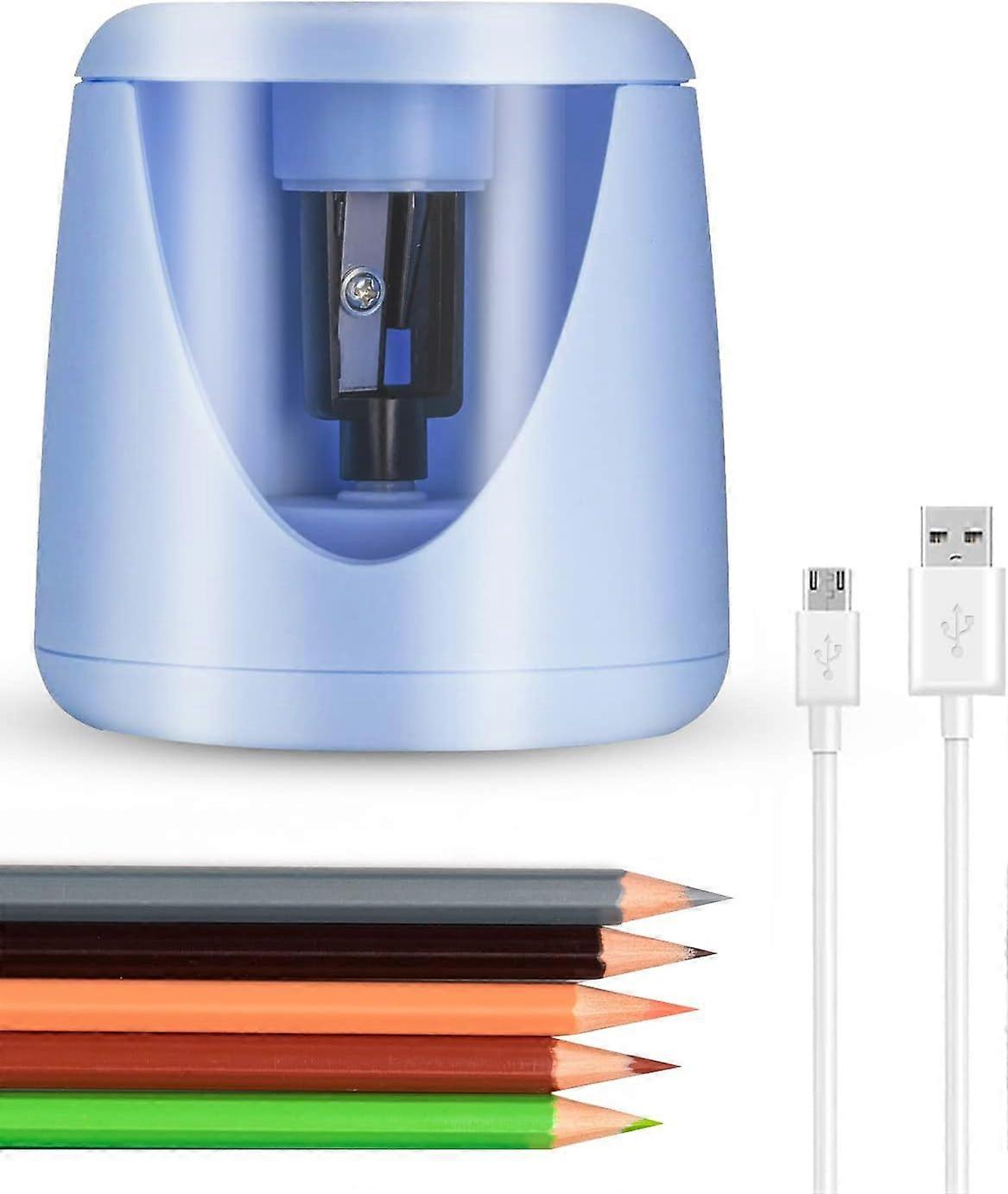Electric Pencil Sharpener, Rechargeable USB Battery Powered Classroom Pencil Sharpeners