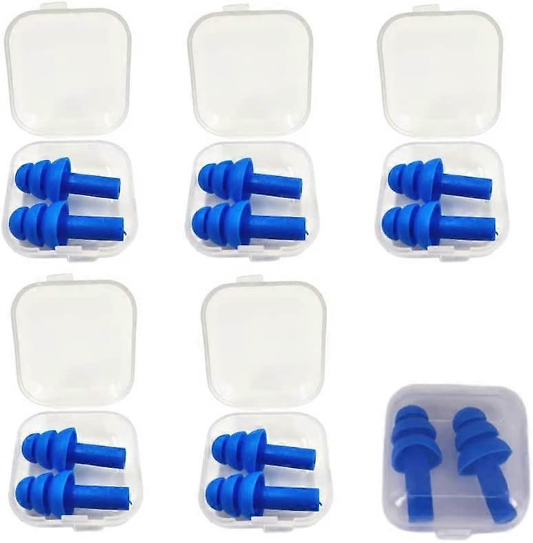 Silicone Swimming Earplugs,Swimming Ear Plugs Comfortable, Waterproof,Reusable Silicone Ear Plugs for Swimming Ear Plugs Swimming Showering Case for S