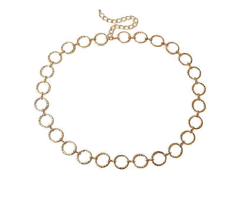 Metall kvinners justerbare kroppskjedestropp for jeanskjole