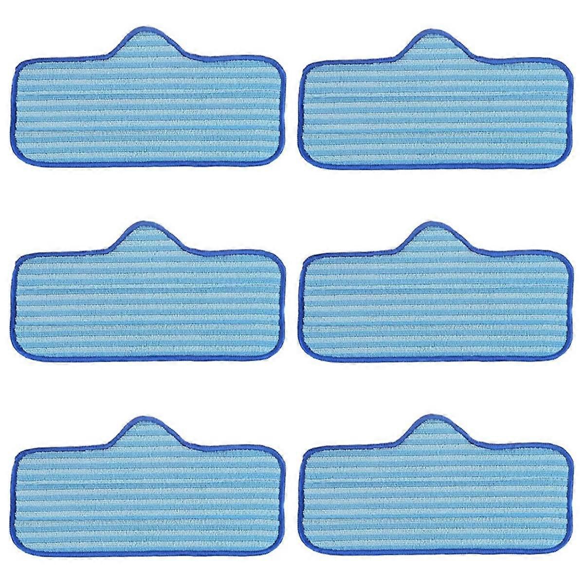 6PCS Microfiber Mop Pads for Neat Steam Cleaner Reusable Machine Washable for Hardwood Tile Stone Floors