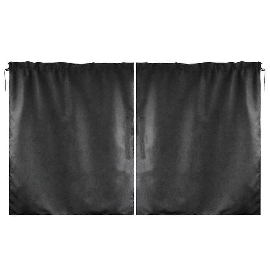 Front Rear Divider Privacy Curtains Side Window Sunshade Car Foldable Universal