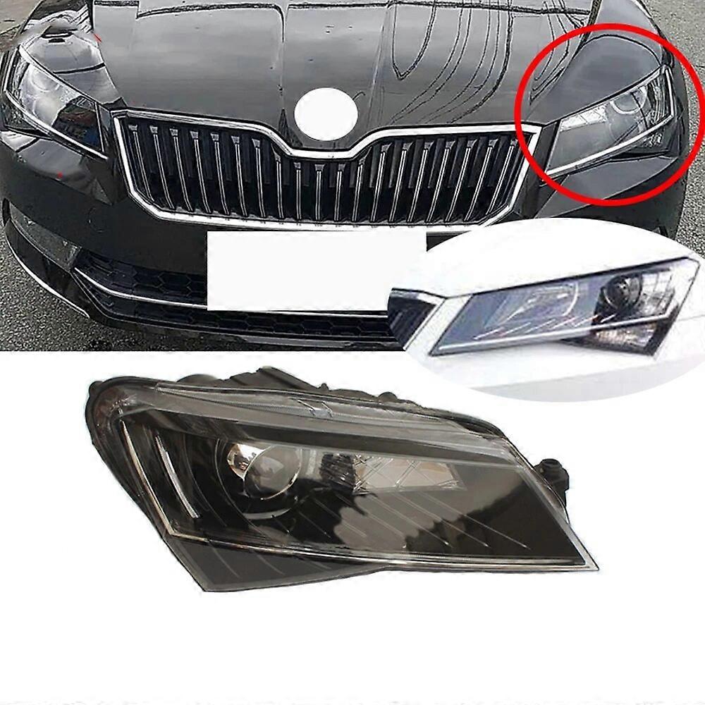 Lofty Richy For Skoda Superb 3 III 2016-2018 HID Xenon Front Bumper Headlight Headlamp Head Lamp Head Light Assembly