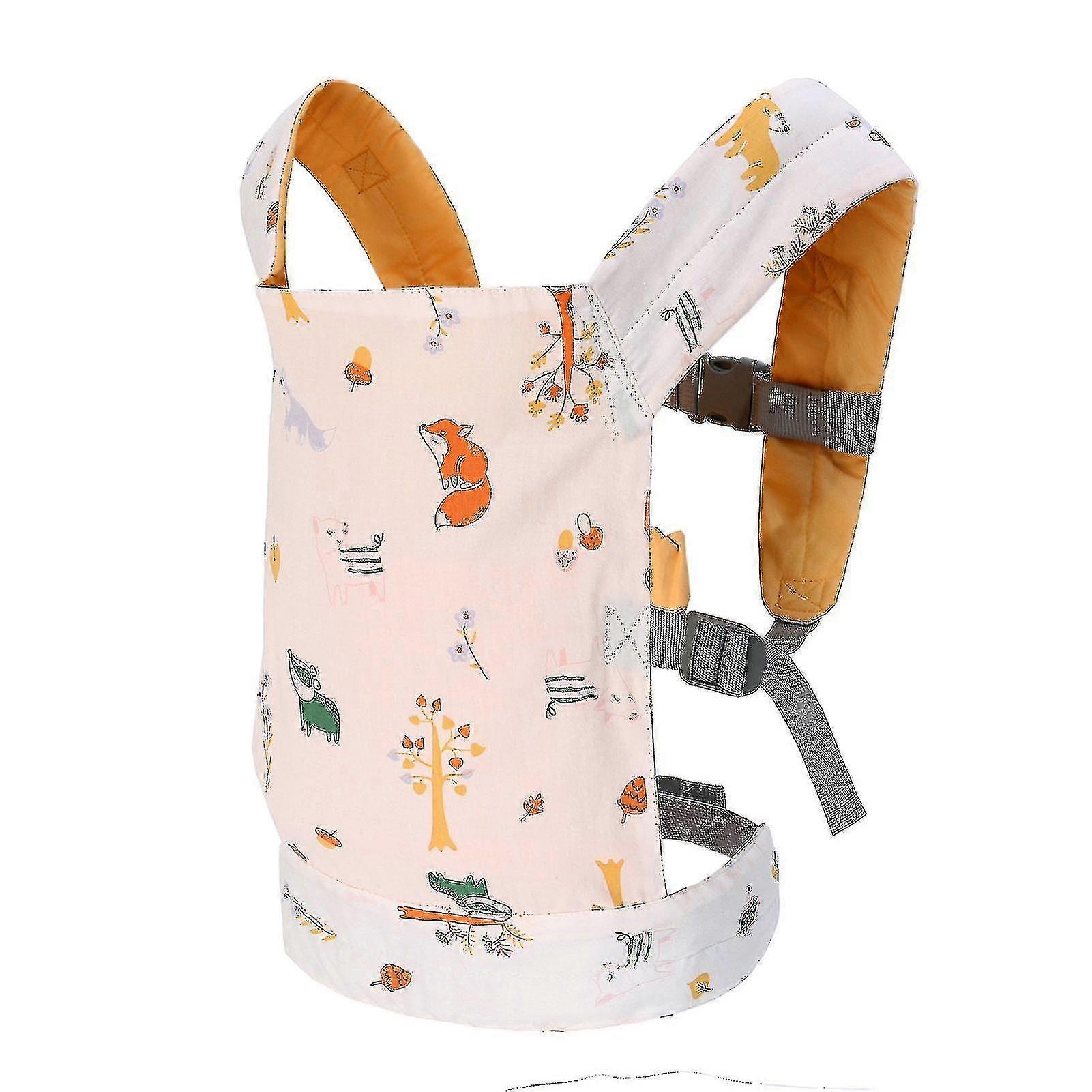 Filles Réglable Sangle Avant Arrière Portant Animal En Peluche Cadeau Bébé Poupée Transporteur Tw