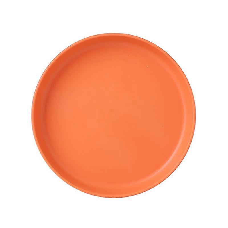 6-Inch Dinner Plate Food-grade Stackable Plastic Round Serving Dishes for Kitchen