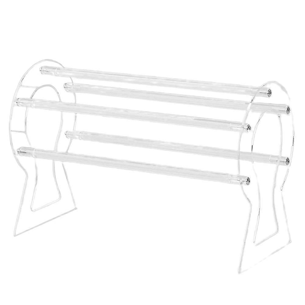 Fasce trasparenti Rack Copricapo Supporto Acrilico Cerchi per capelli Rack Organizer