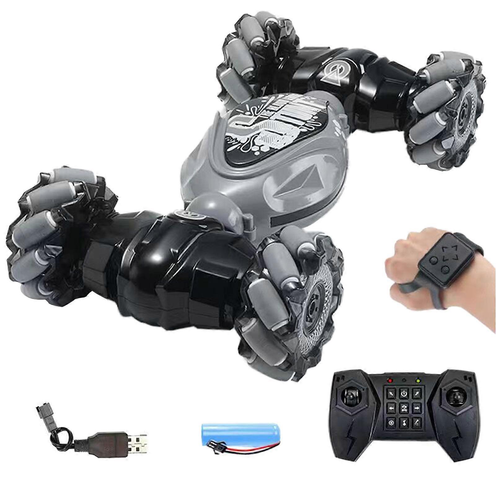 RC Car, Gesture Sensing RC Stunt Car with Light Music