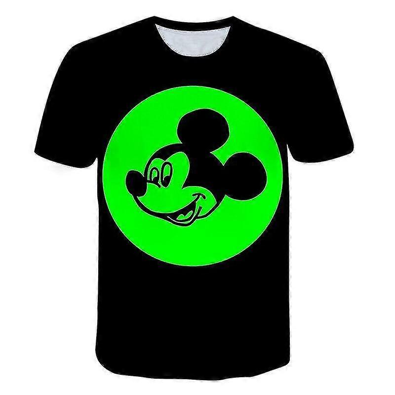 Mickey Mouse Short Sleeve 3d Print T-shirt - 2 High Quality