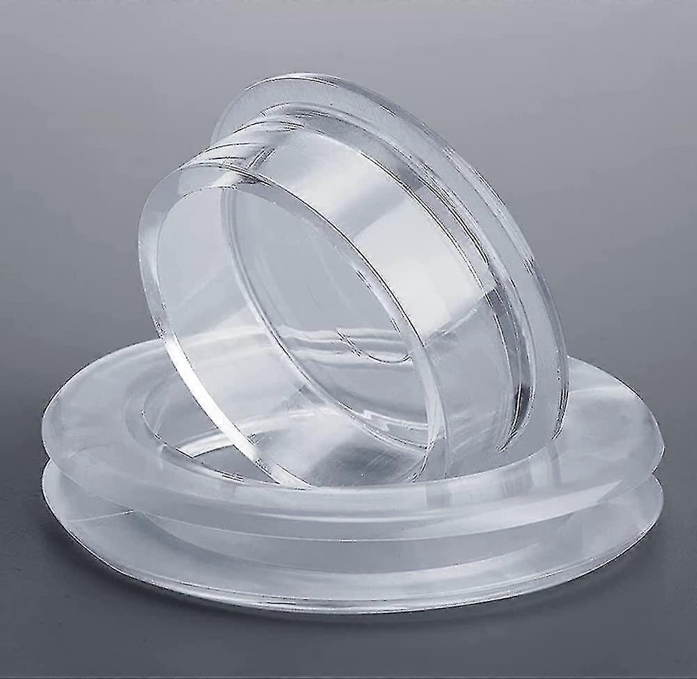 Patio Table Umbrella Hole Ring Cap Set(translucent, 2 Set)
