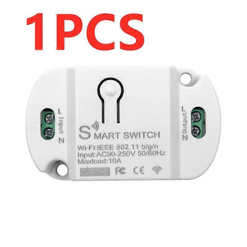 Aubess Tuya Wifi Switch Smart Module Timer Light Controller Wireless 10A Smart Home Auto Homekit With Tuya Alexa Google Home