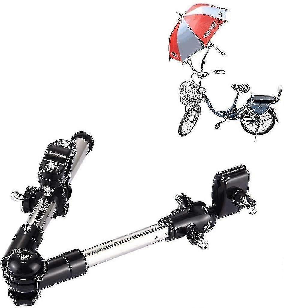 Universal vikbar cykelparaplystånghållare