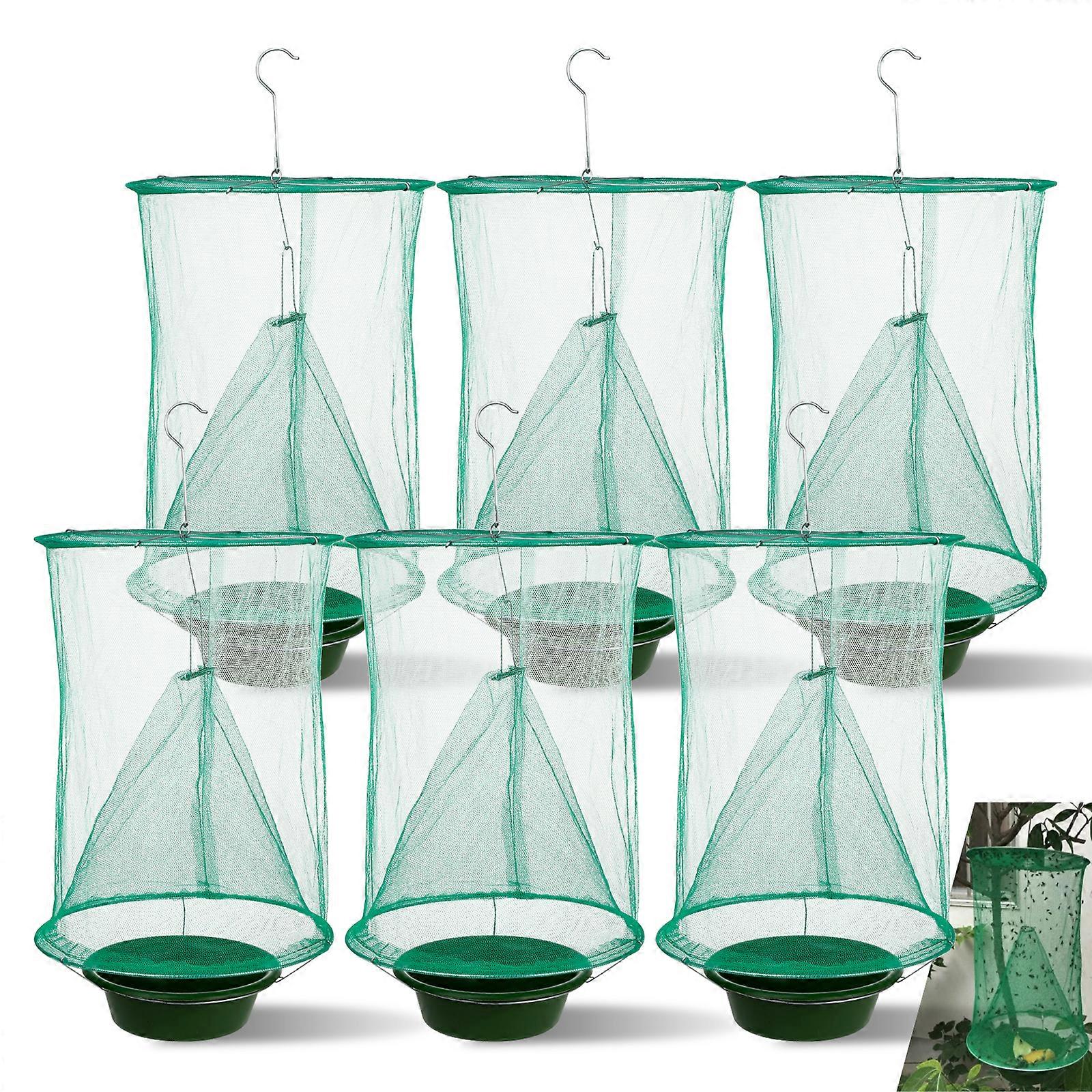 Réutilisable Ranch Fly Trapper Fly Trap Pest Catcher Killer Cage Flies Net Trap