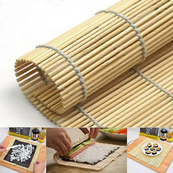 سوشي رول بامبو ماتا handrulle 24 * 24 أبيض لفة الجلد حصيرة البلاستيك kimbap العفن